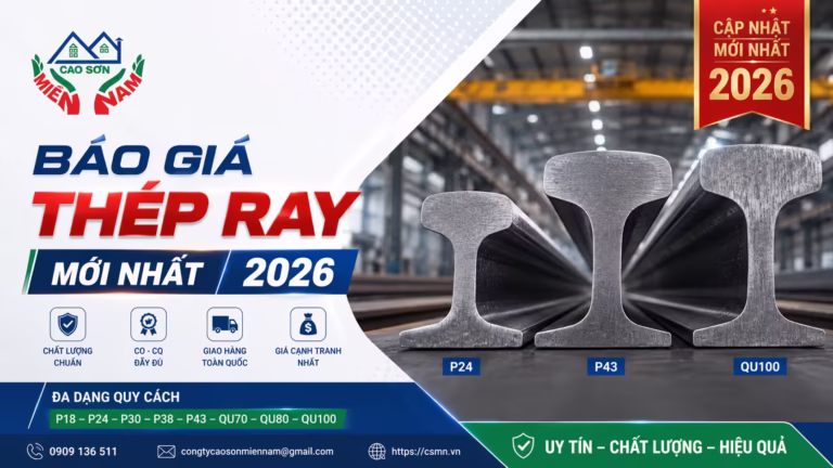 Báo giá Thép Ray mới nhất 2026