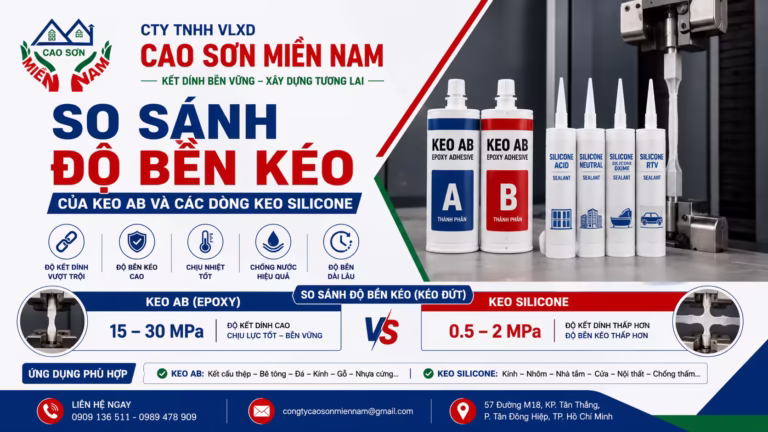 SO SANH keo ab vs keo silicon