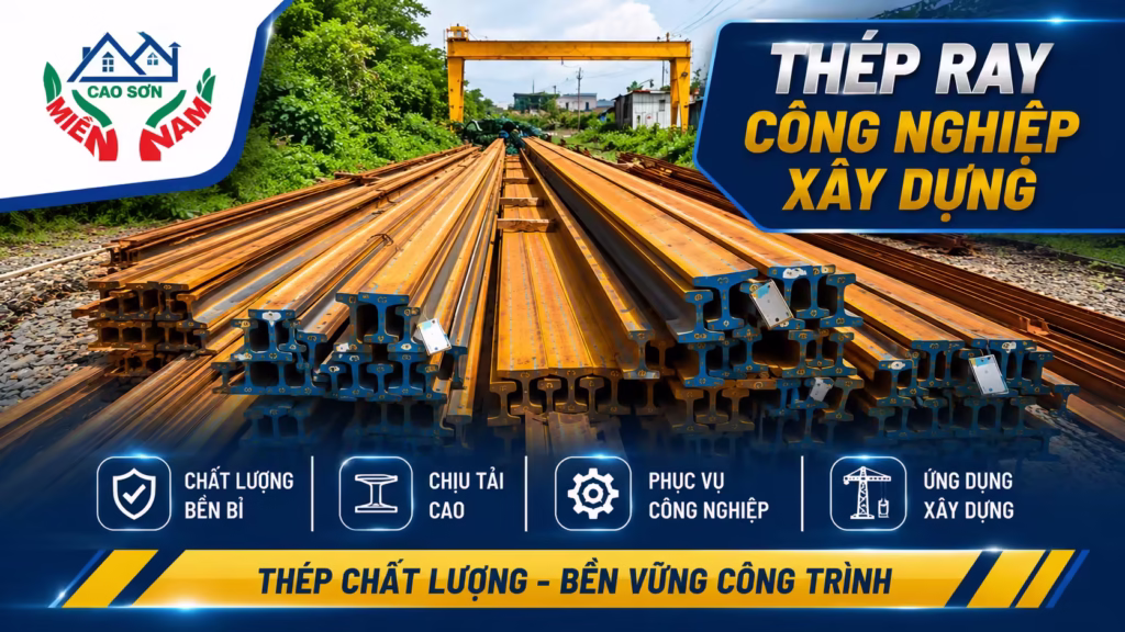 Báo giá thép ray mới nhất