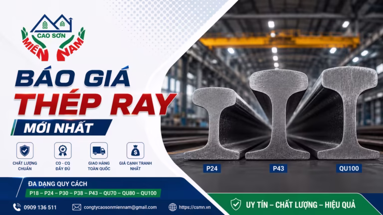 CSMN Báo giá Thép Ray mới nhất