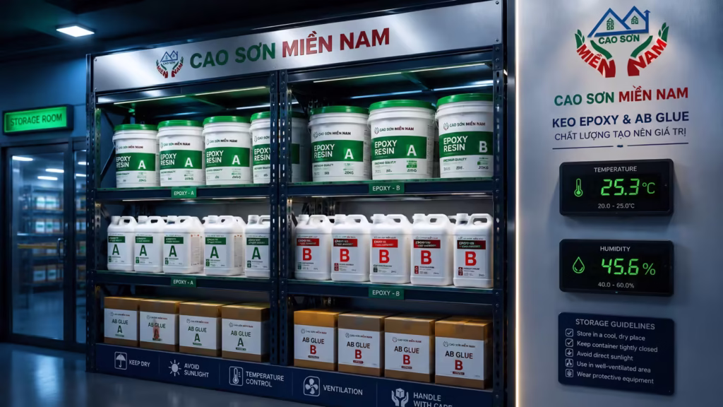 csmn huong dan bao quan keo epoxy