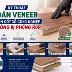 Cách dán Veneer trên cốt gỗ công nghiệp