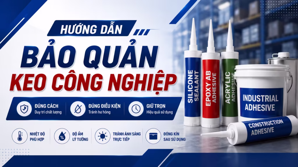 Cách bảo quản keo công nghiệp đúng cách