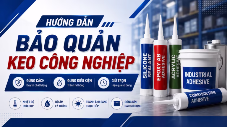 Cách bảo quản keo công nghiệp đúng cách