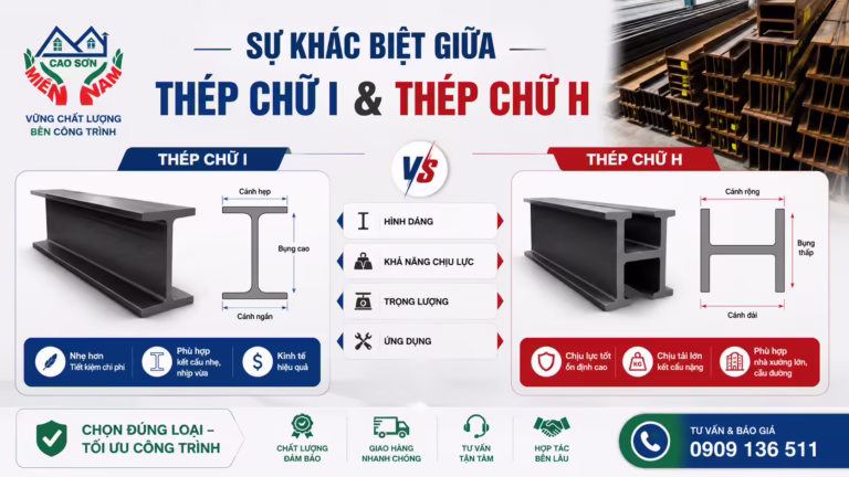 thep chu i vs thep chu h