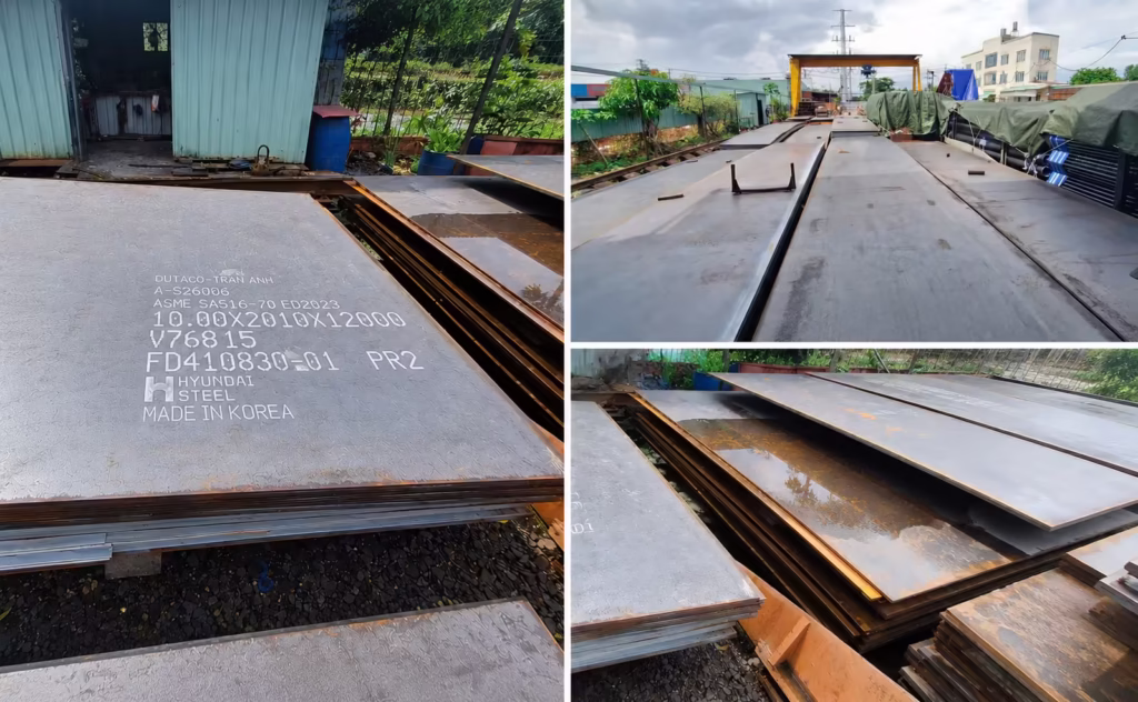 Thép Tấm SA516 GR70 Hàn Quốc | Thép Chịu Áp Lực