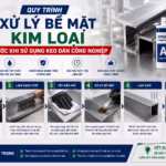 xử lý bề mặt kim loại trước khi sử dụng keo dán