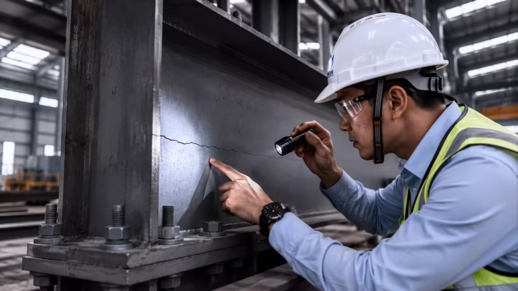 Hướng Dẫn Xử Lý Vết Nứt Dầm Thép Chữ I Bằng Keo Epoxy 3 xử lý vết nứt dầm thép chữ I bằng keo epoxy