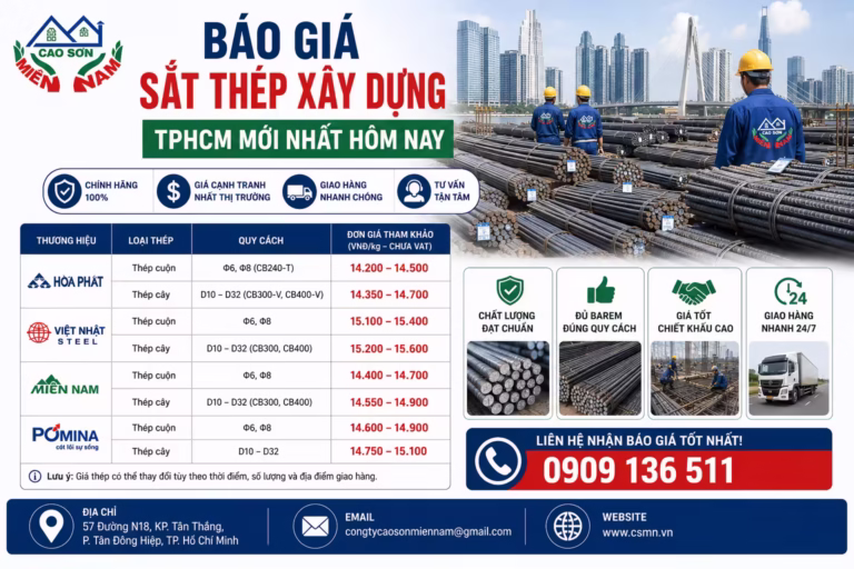 csmn bao gia thep xay dung moi nhat