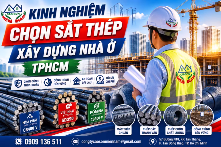 Kinh Nghiệm Chọn Sắt Thép Xây Dựng Nhà Ở TPHCM