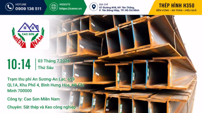 Thép H350 Là Gì? Thông Số, Kích Thước Và Ứng Dụng Chi Tiết Nhất