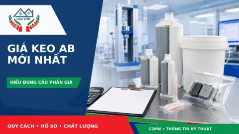 Giá keo AB mới nhất