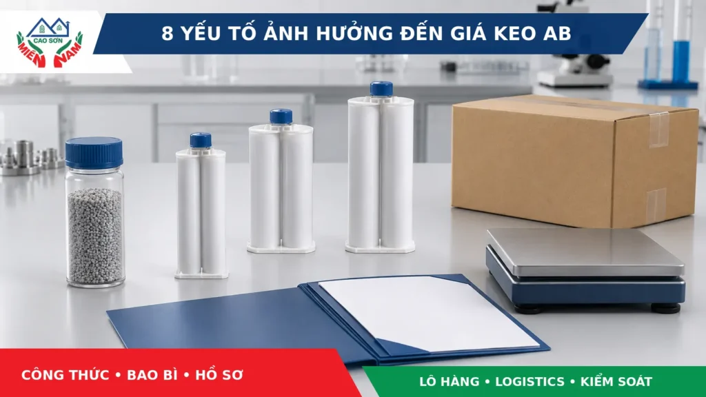 Giá Keo AB Mới Nhất: Những Yếu Tố Quyết Định Mức Giá 4 Các yếu tố ảnh hưởng đến giá keo AB