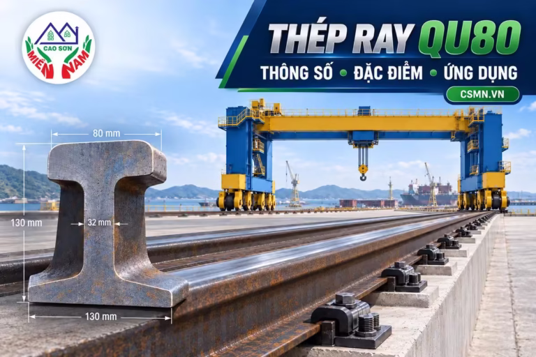 Thép ray QU80
