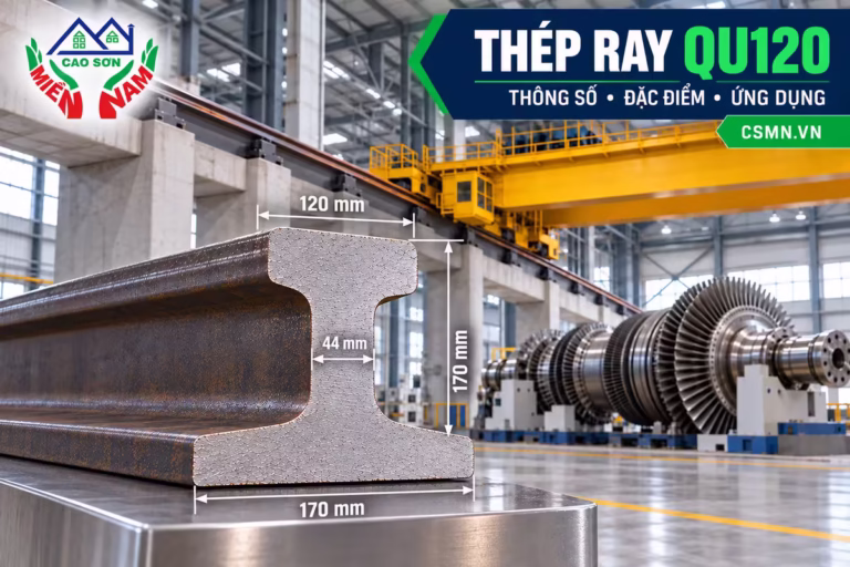 Thép ray QU120